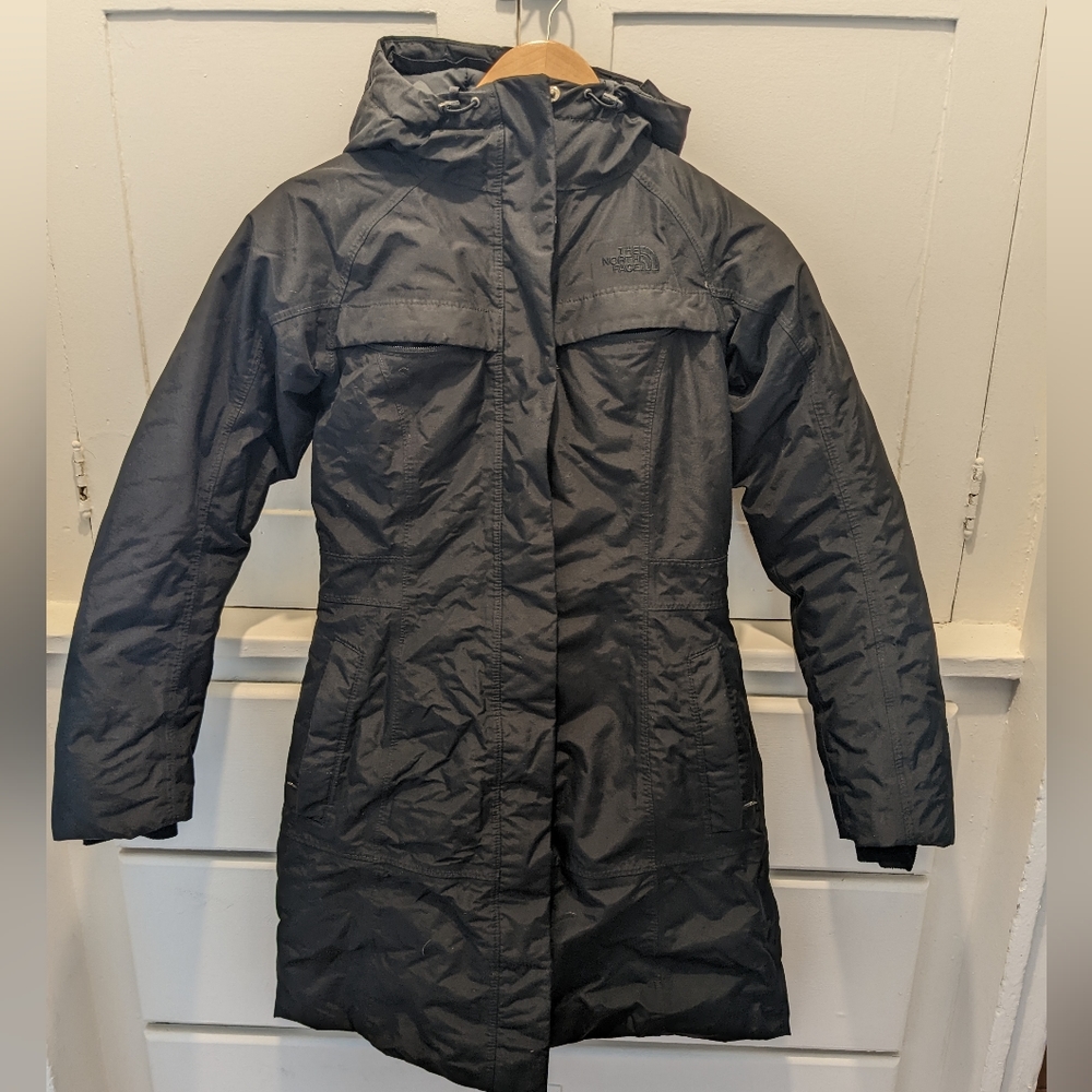 The North Face knee length down coat